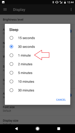 google pixel check time without turning on screen